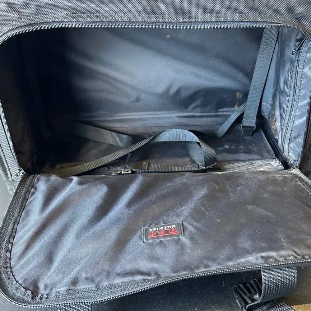 Tumi Briefcase Mens Black Ballistic Nylon Business Travel Laptop Bag Made in USA